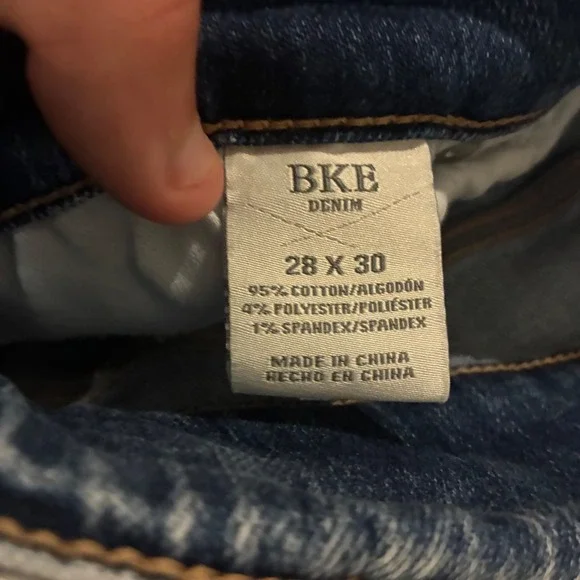 BKE Denim Women's Blue Jeans Gabby Curvy High Rise Bootcut Size  28x30 - Picture 6 of 9